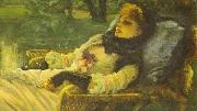 James Tissot The Dreamer oil on canvas